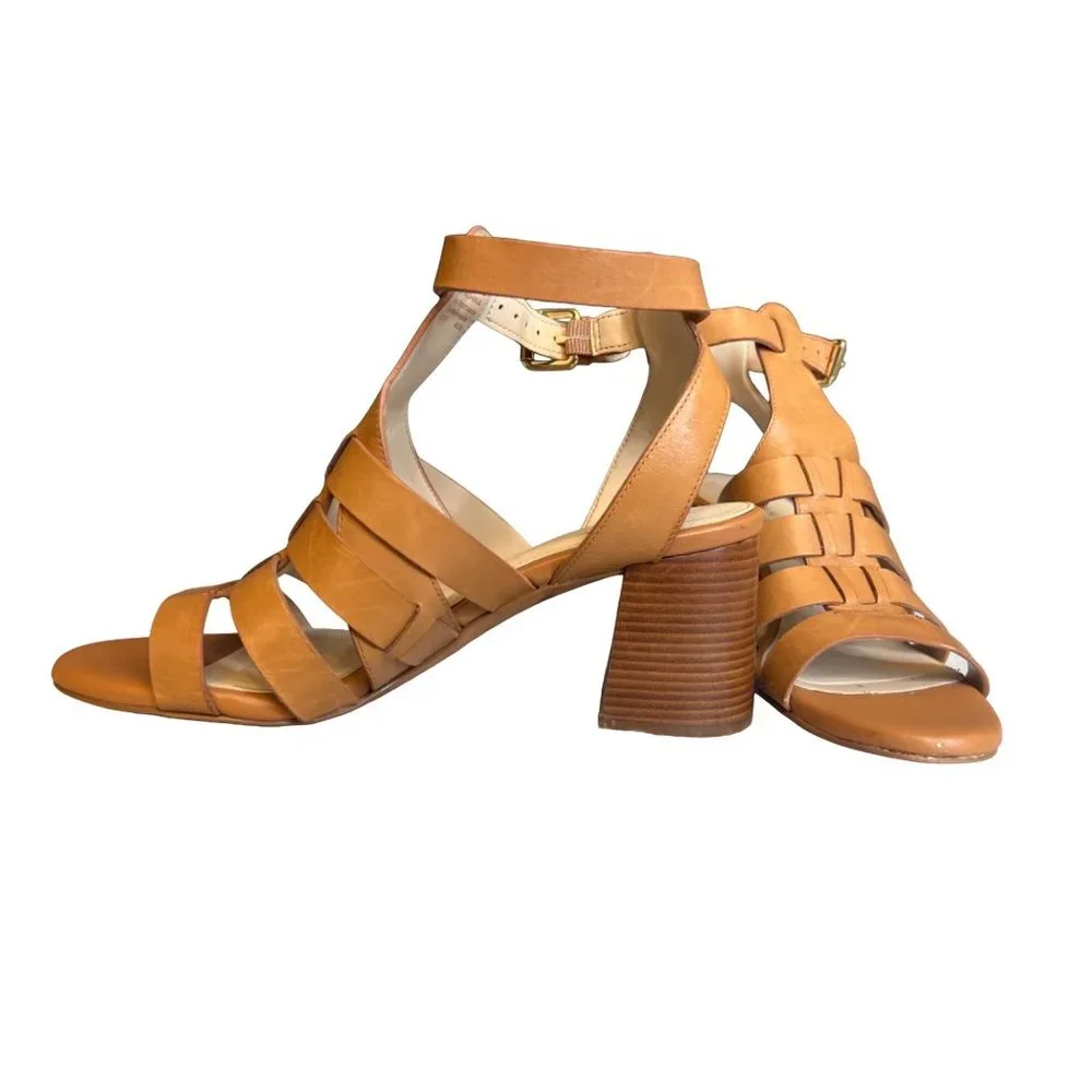 Cole Hann Brown Leather Hill Sandal size 7 - Picture 1 of 12